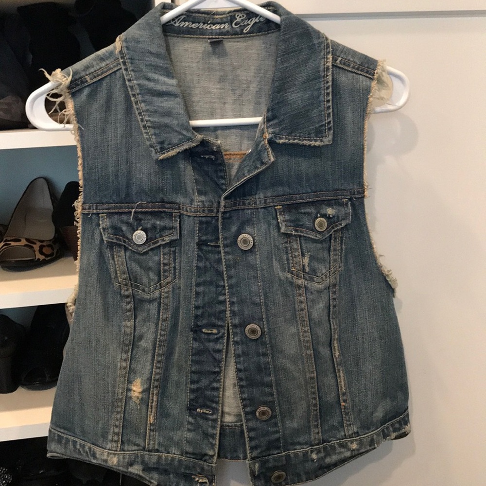 Sleeveless/Vest  Jean Jacket